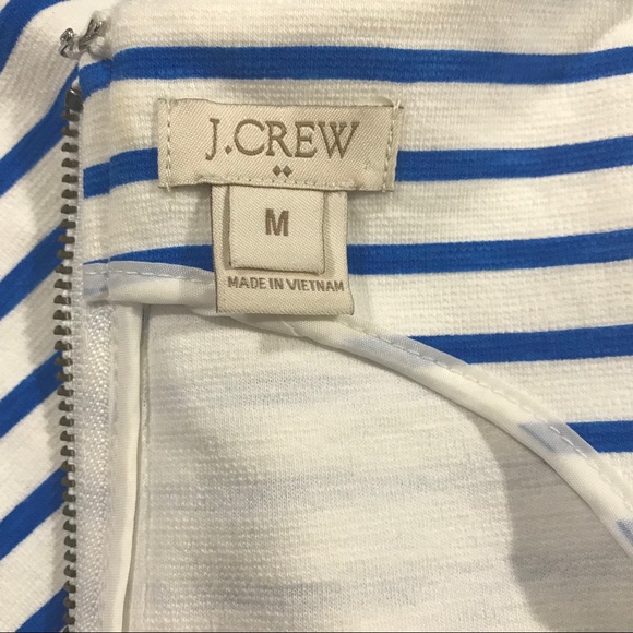 J.Crew Striped Dress Sz M (L33) - Picture 6 of 6